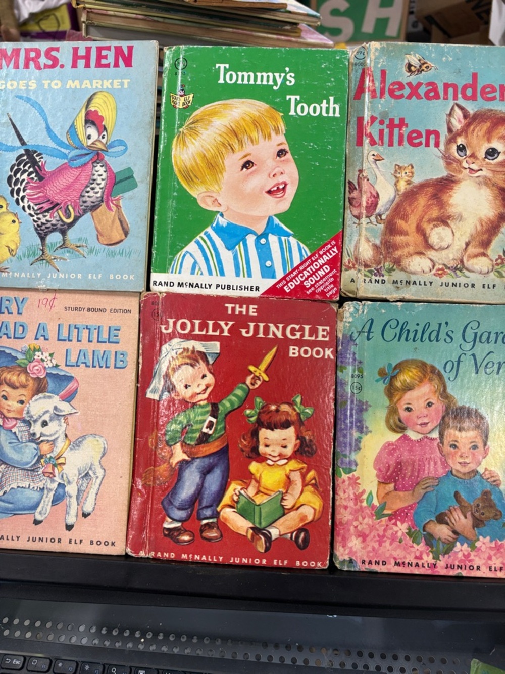 Vintage Rand McNally Junior elf books lot of 6